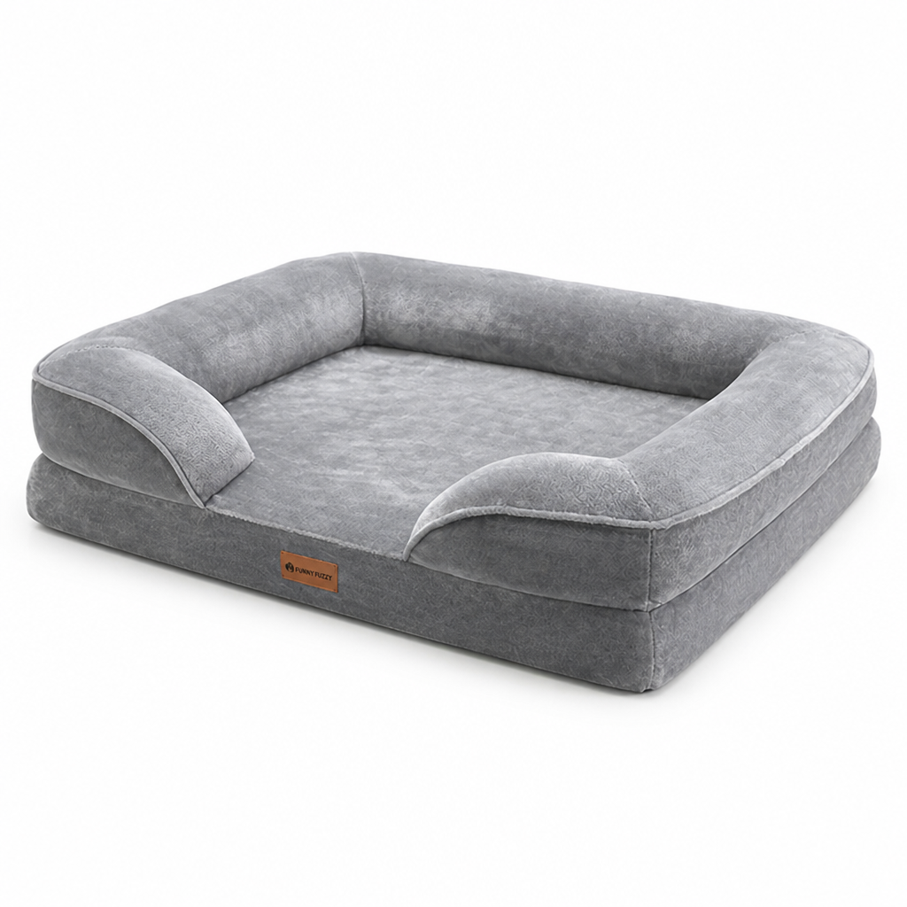 Orthopedic Plush Washable & Non-Slip Dog Bed