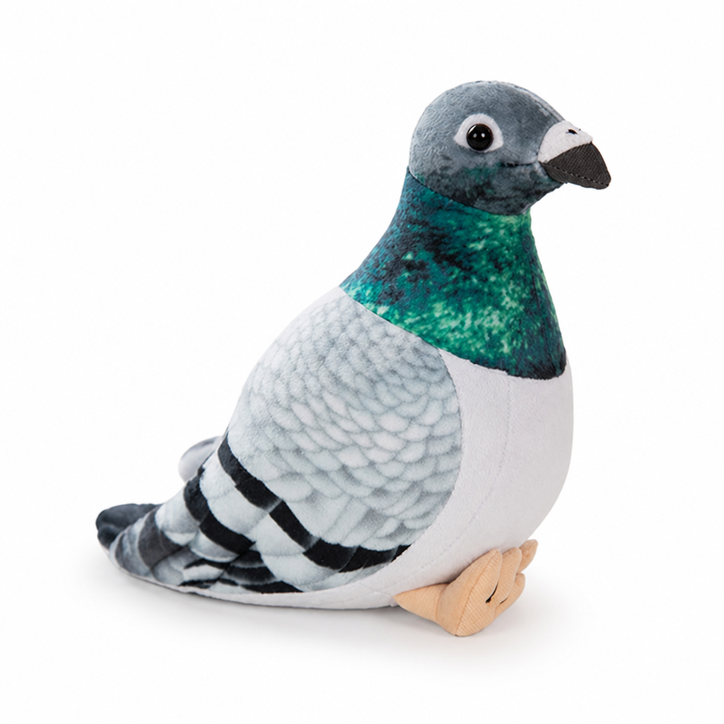 Soft PP Cotton-Filled Pigeon Plush Toy (20 cm)
