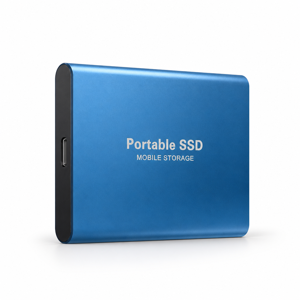 Aluminum Shockproof USB‑C External SSD (128GB)
