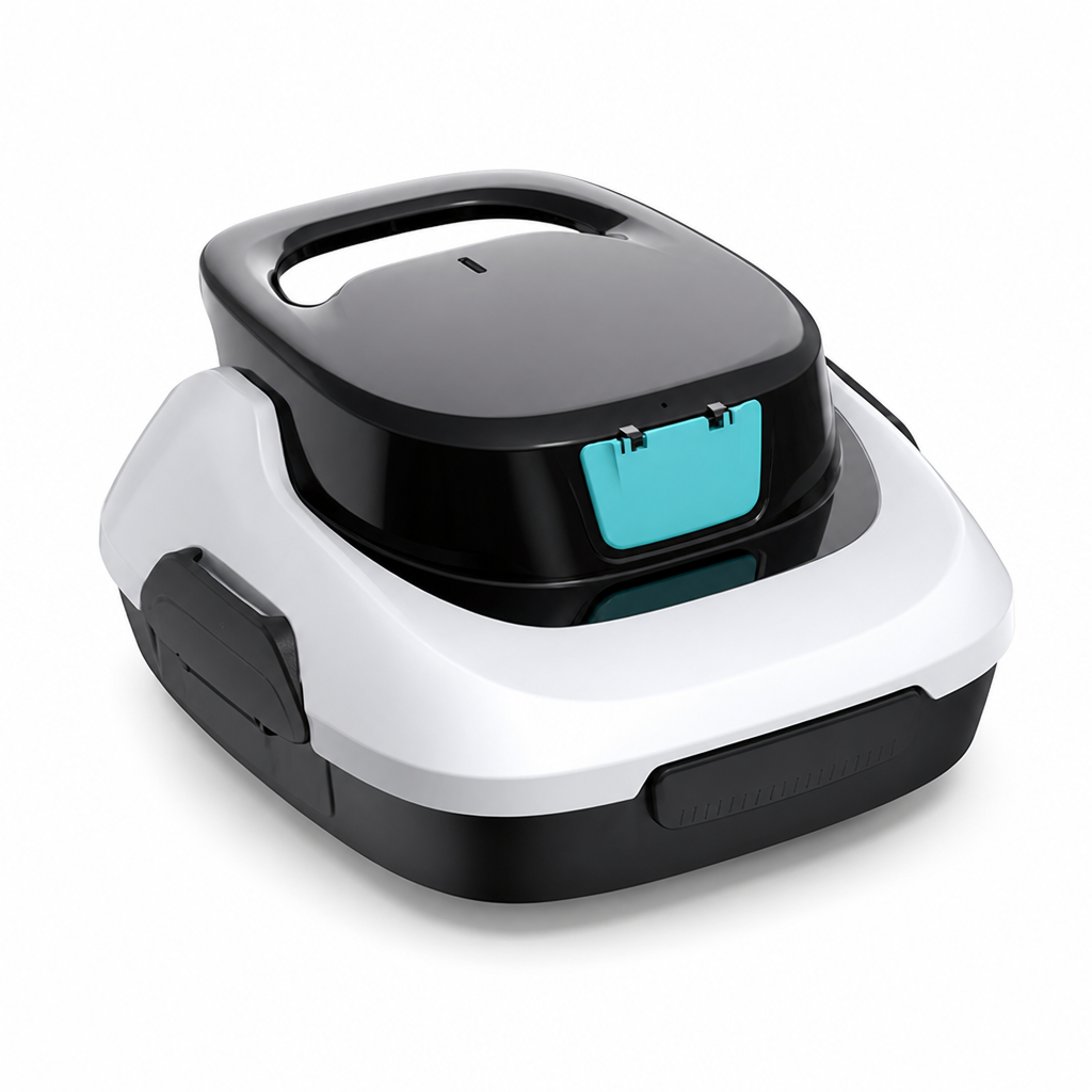 Cordless 1820 GPH Robotic Pool Cleaner (100-Min Runtime)