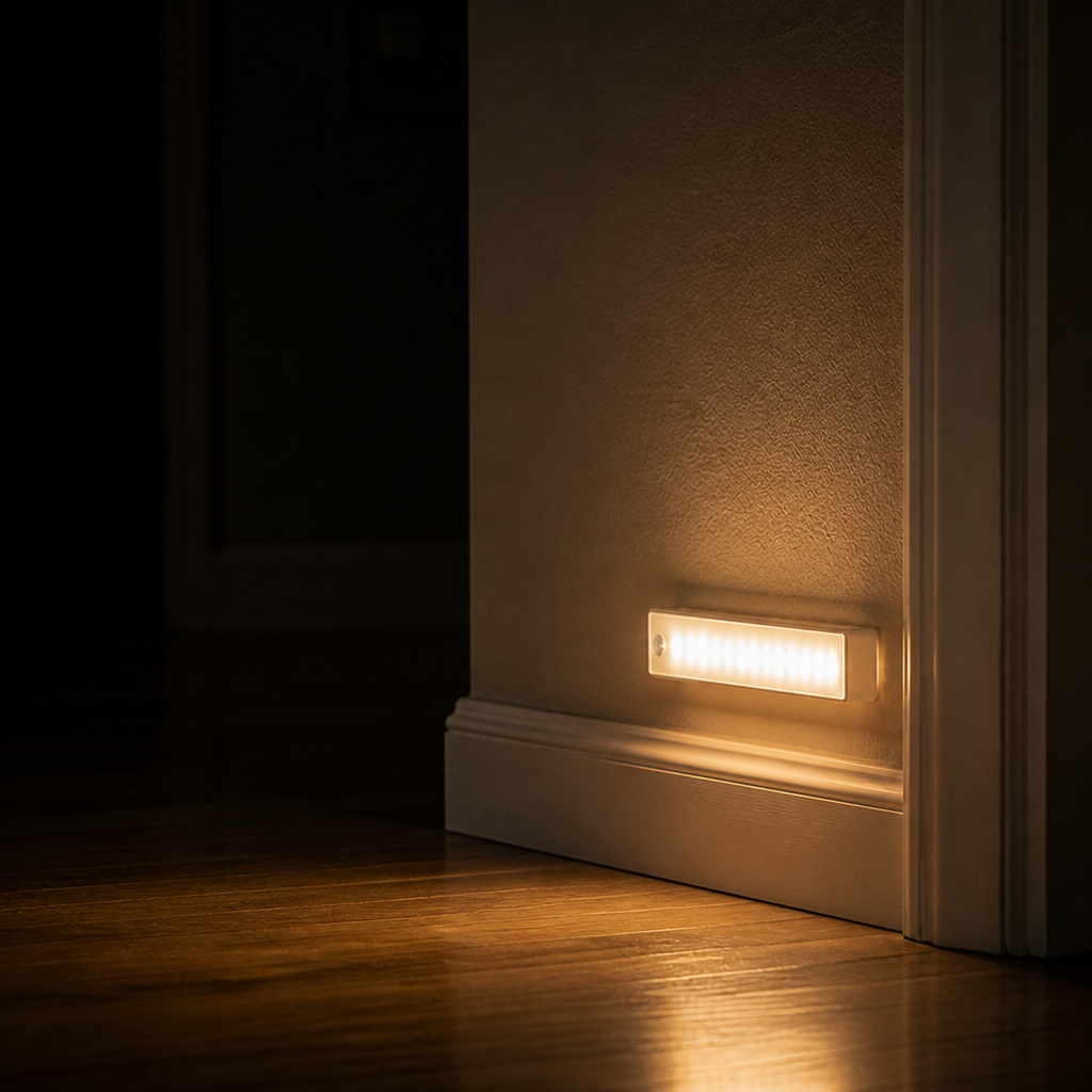 HaloLume™ — Glide Through Darkness with Soothing, Hands-Free Safety Light
