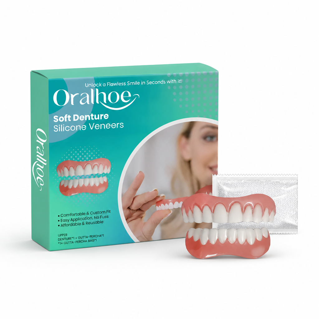 Soft Silicone Secure-Fit Denture Reliner Kit (Upper & Lower)