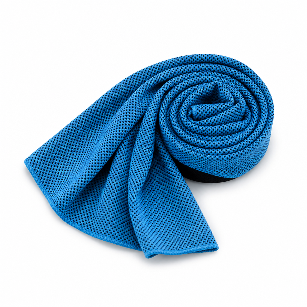 Fast-Acting Evaporative Microfiber Cooling Towel