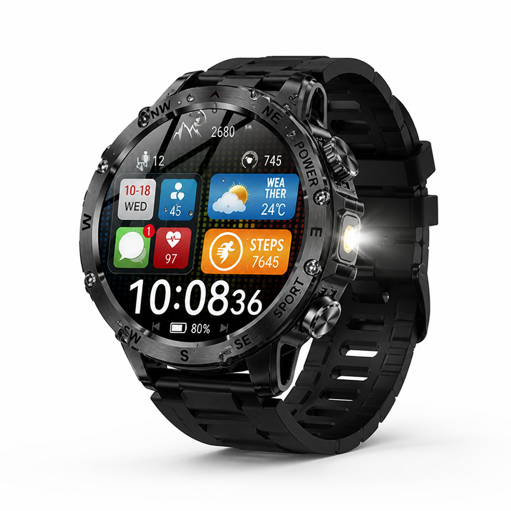 1.53-Inch HD Bluetooth Calling Swimproof Smartwatch