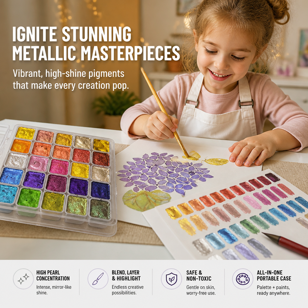 LuminaFlare™ — Paint Mirror-Bright Metallic Art That Actually Shows Up On The Page