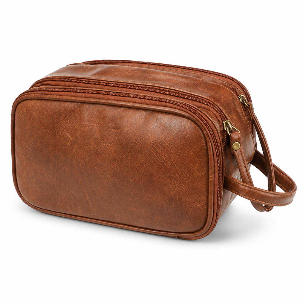 Waterproof Leak-Proof Travel Toiletry Organizer (Wet/Dry Section)