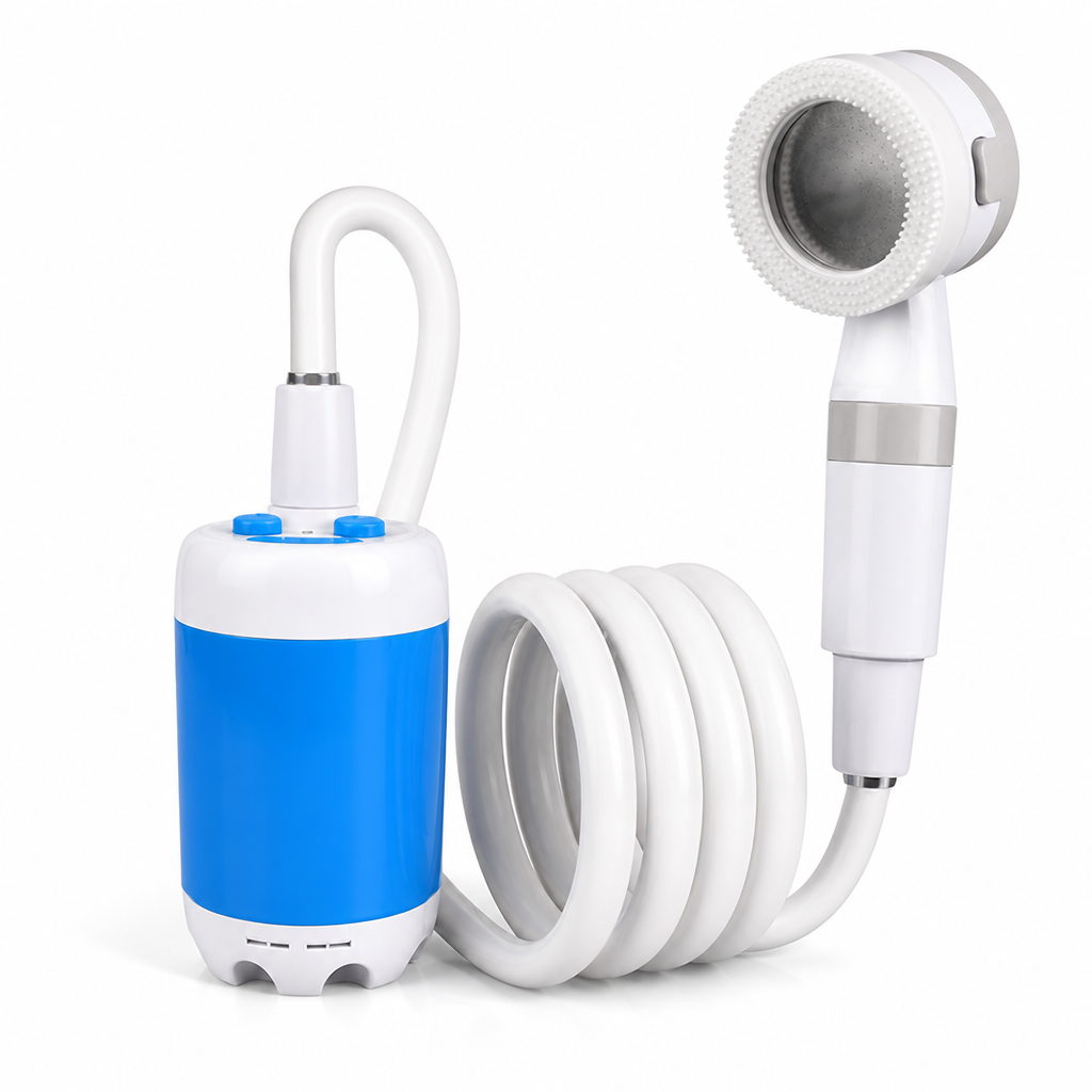 Adjustable Spray Battery-Powered & USB-Rechargeable Outdoor Shower