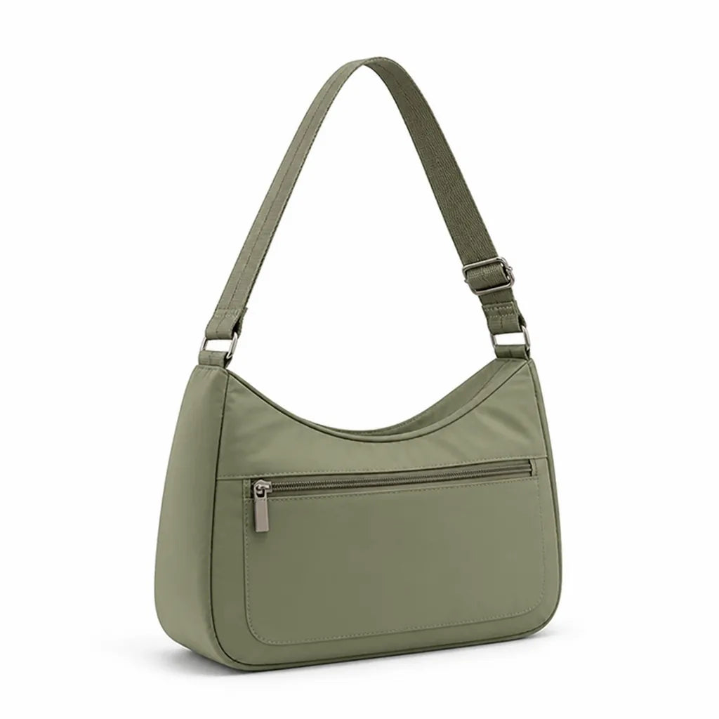 Checkered Pattern, Adjustable Strap, Zipper Closure Sling Bag
