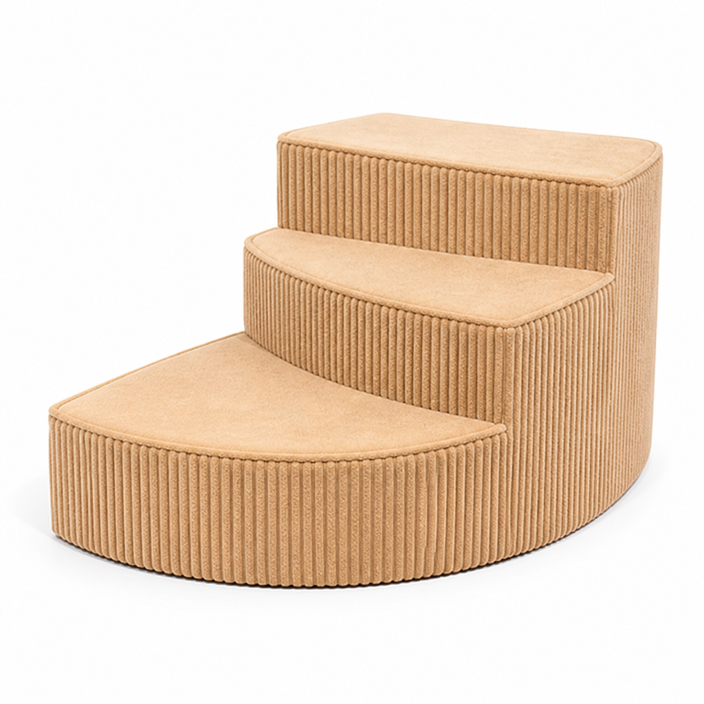 Orthopedic Non-Slip Foam Dog Stairs (Space-Saving)