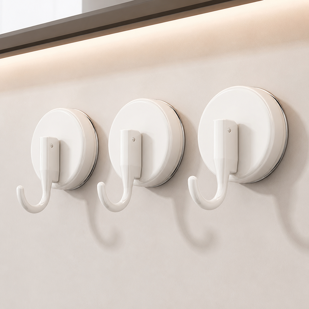 GripEase™ Suction Hooks — Take Control with Damage-Free, Rock-Solid Hanging Power