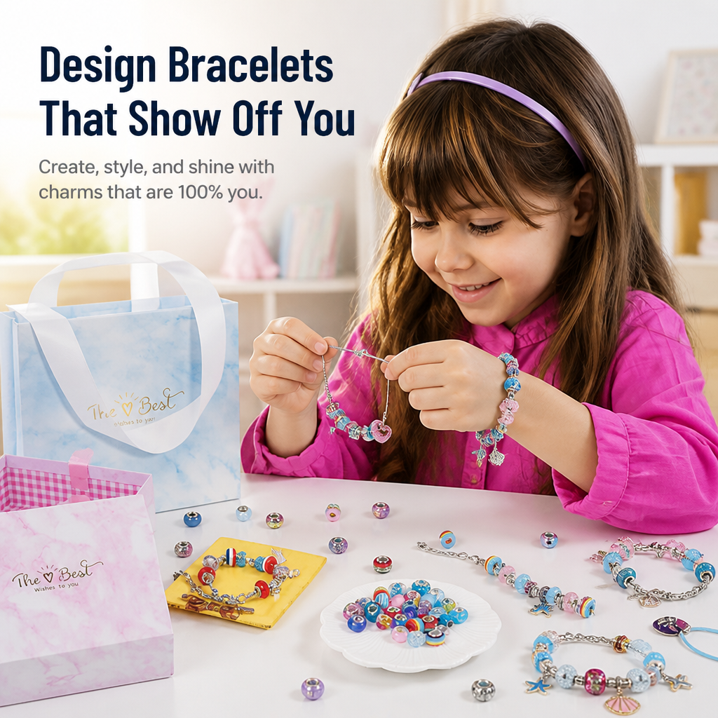 LumaLuxe™ — Make Sparkly Charm Bracelets She'll Wear Long After the Party