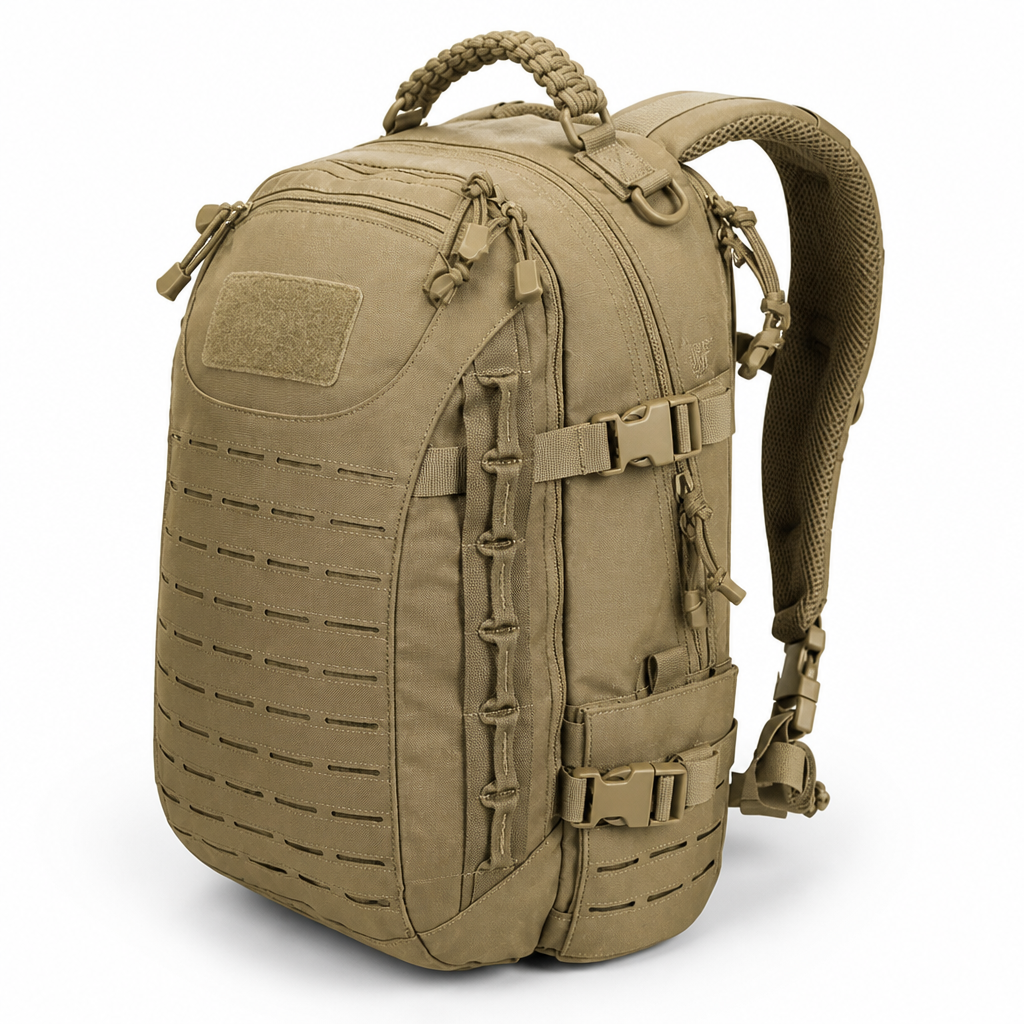 500D Cordura Waterproof Tactical Backpack (30L, Laptop Sleeve)