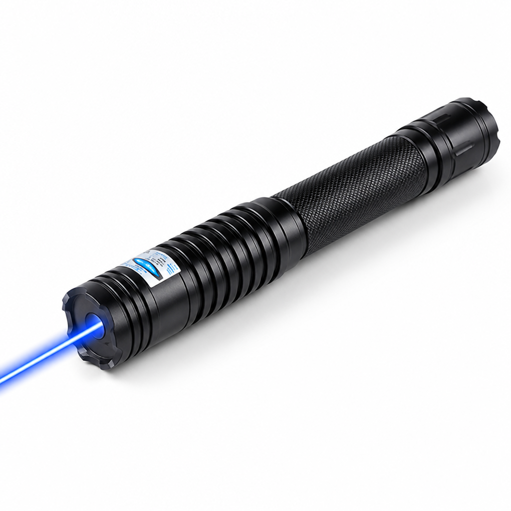 High-Power Blue Tactical Laser Flashlight