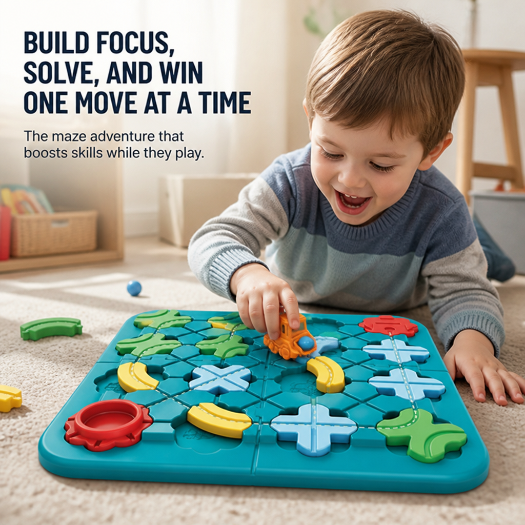 MazeMaster™ — Ignite Your Child’s Focus and Confidence with Every Thrilling Move