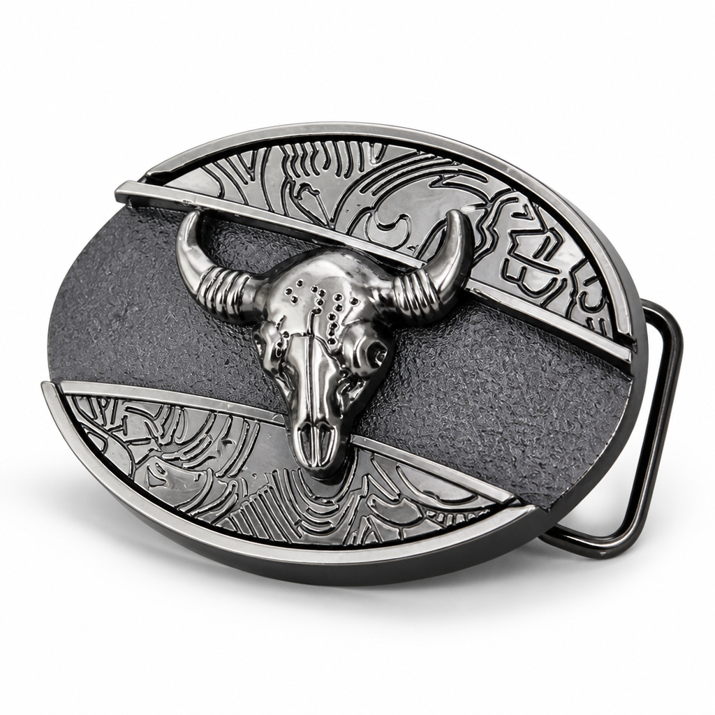Zinc Alloy Hidden Knife Belt Buckle (Fits 1.5-Inch Belts)