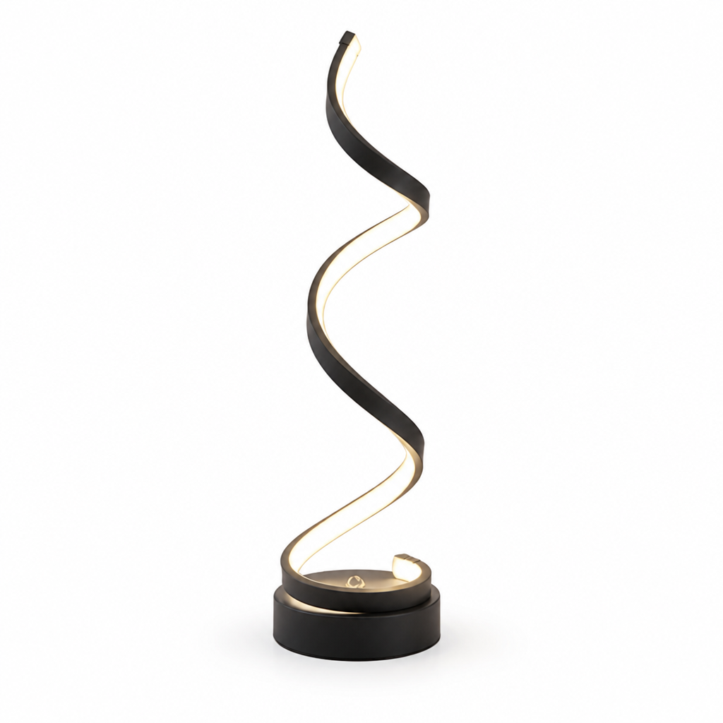 Dimmable Energy-Efficient LED Spiral Table Lamp