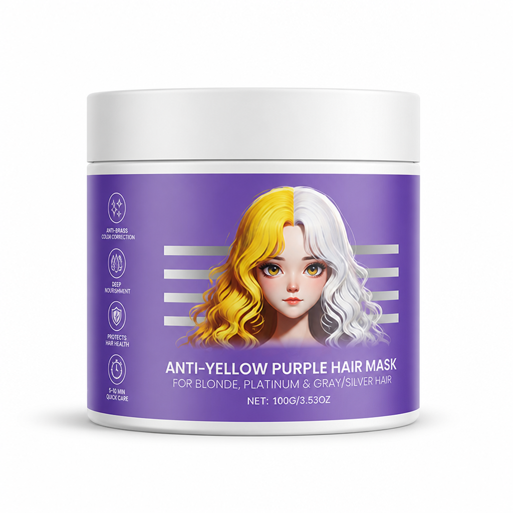 Violet Pigment Anti-Yellowing Hair Mask (5-10 Minute)