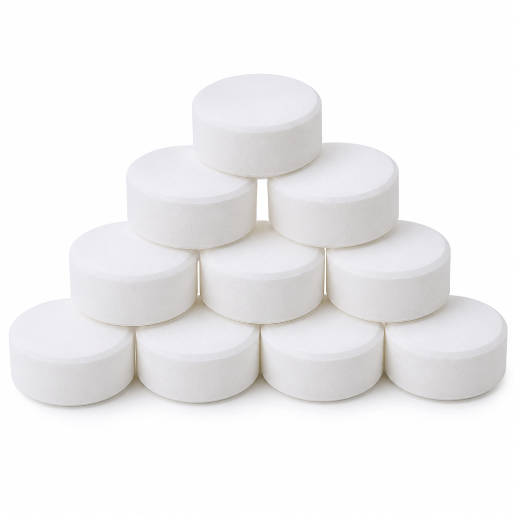Stabilized Slow-Dissolving Pool Cleaning Tablets (50 Tablets)