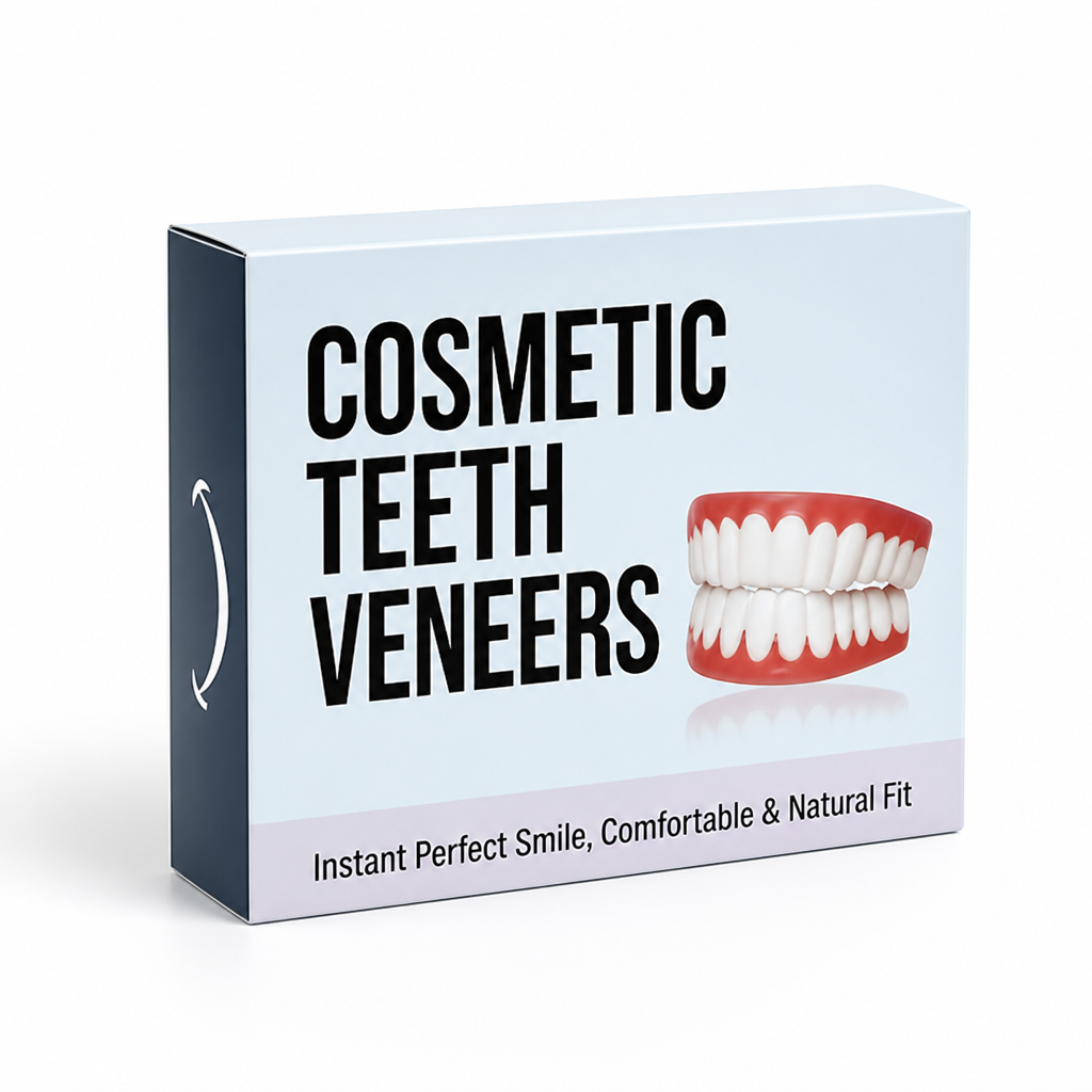 Natural-Looking Reusable Cosmetic Tooth Cover