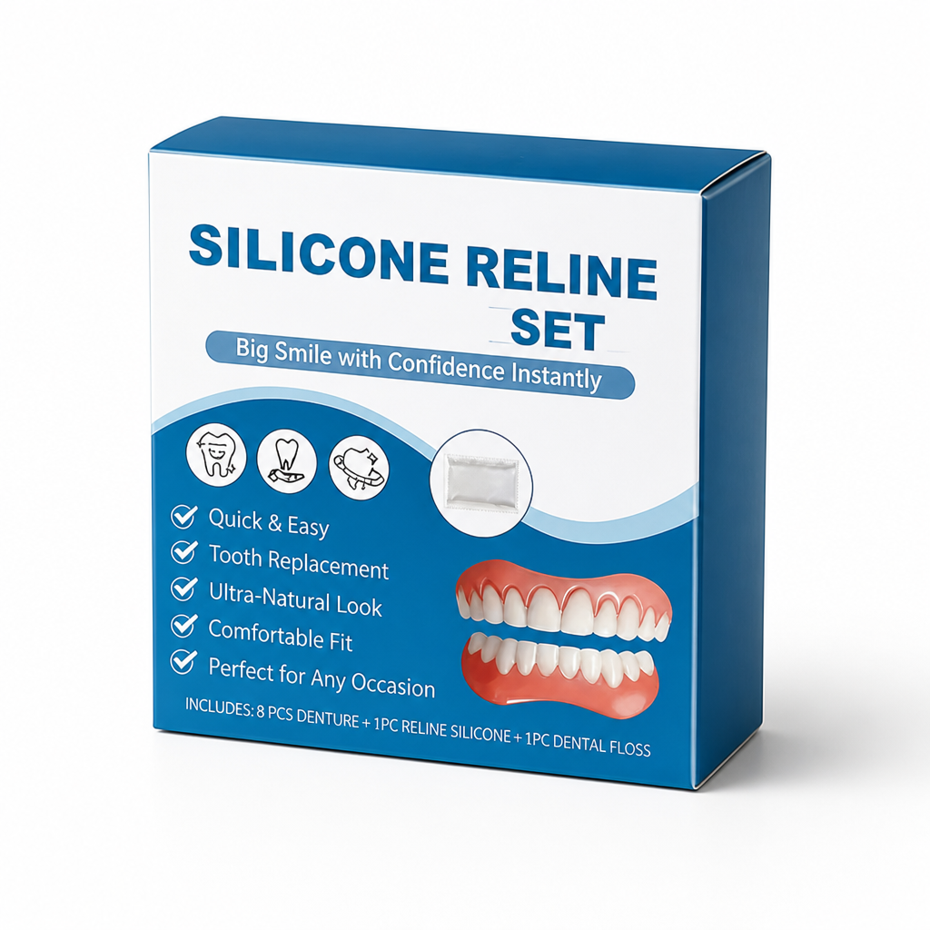 Realistic Precision-Fit Temporary Tooth Covers (Fits Upper & Lower)