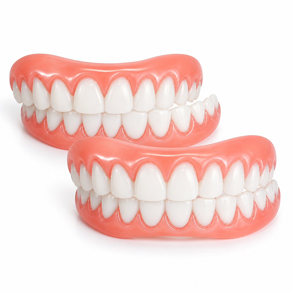 Moldable Silicone Temporary Smile Veneers (4-Piece Set)