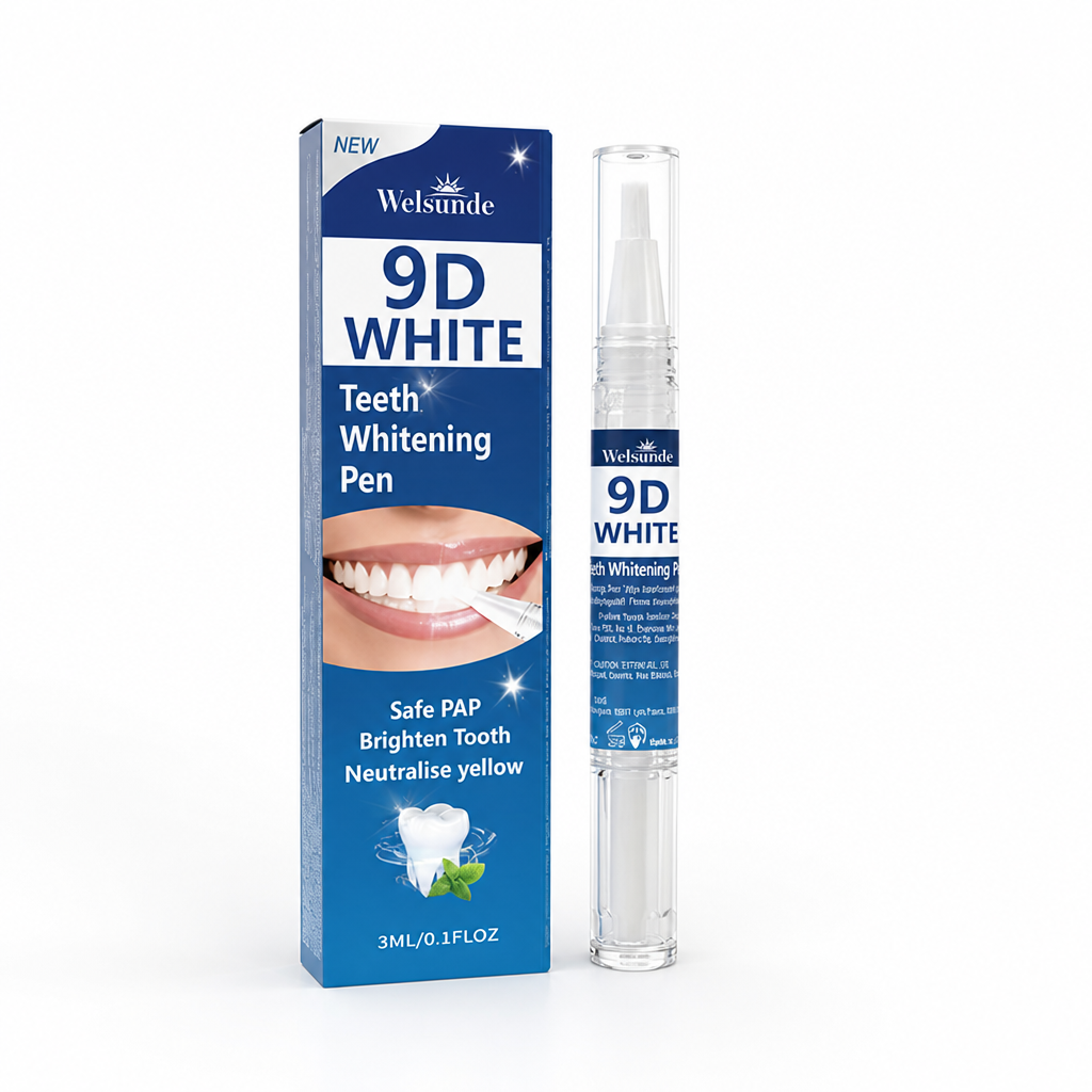 Gentle Plant-Based Mint Teeth Whitening Pen (Travel-Friendly)
