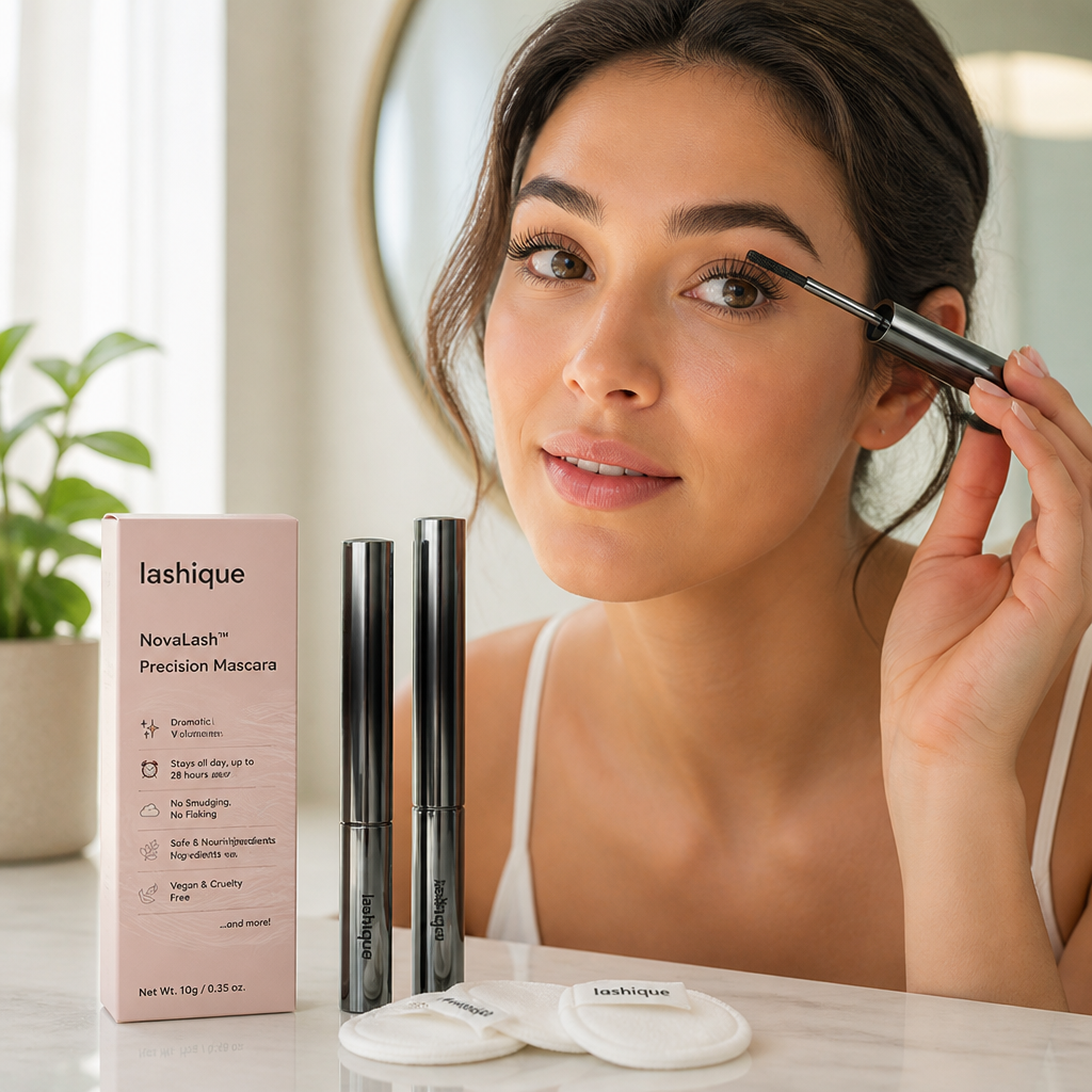 NovaLash™ Precision Mascara — Sculpt Every Lash into Bold, All-Day Confidence