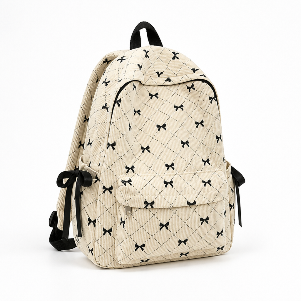 Corduroy Multi-Pocket Backpack