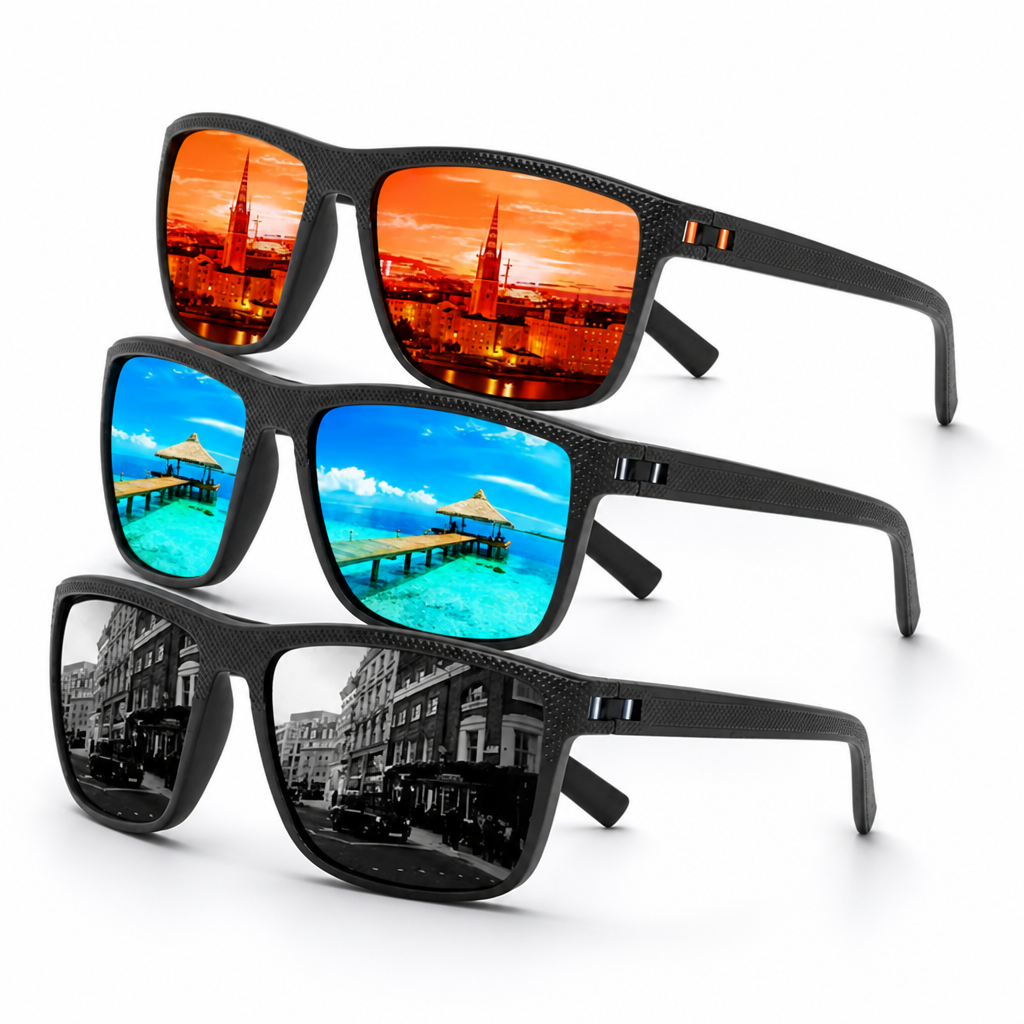 Polarized UV400 Sunglasses (Set of 3)