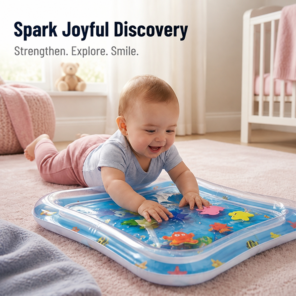 MarinaSplash™ — Ignite Curiosity and Build Strength with Every Joyful Tummy Time Moment