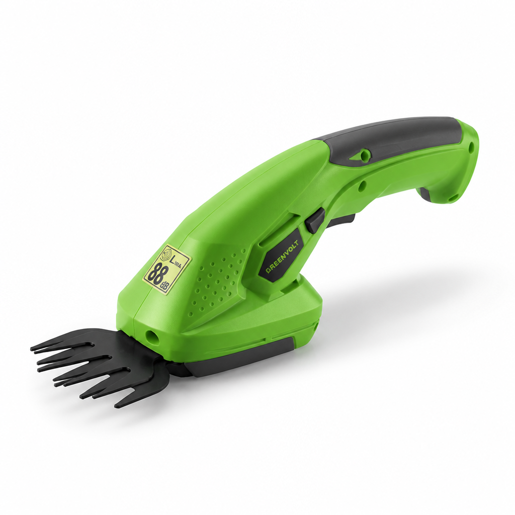 Cordless 2-in-1 Tool-Free Hedge Trimmer & Grass Shears