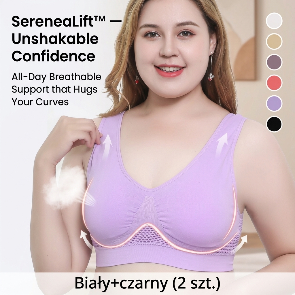 SereneaLift™ — Experience All-Day Freshness and Unshakable Confidence with Effortless Support