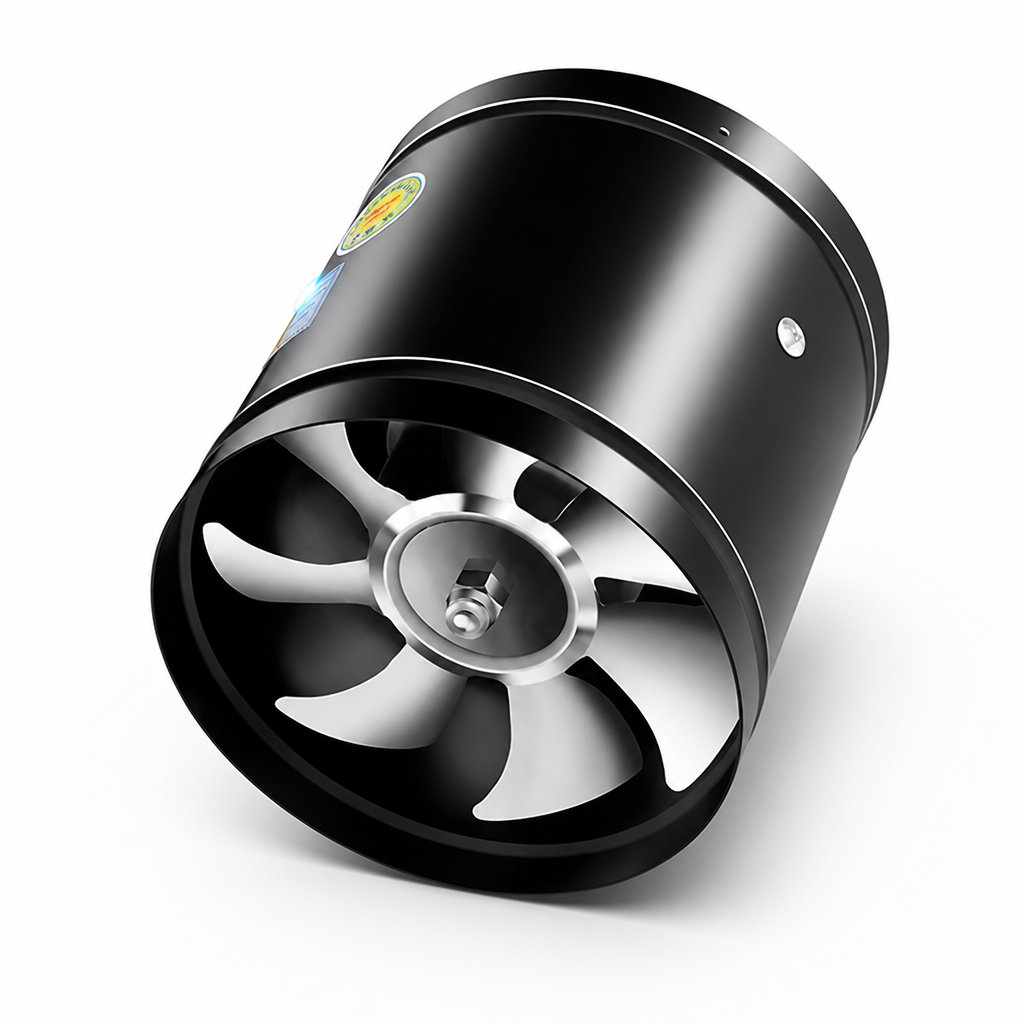 Quiet 7-Blade Enclosed Copper Motor Exhaust Fan