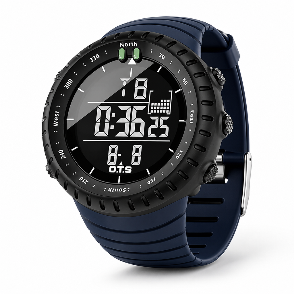 Waterproof & Shock-Resistant LED Digital Sports Watch
