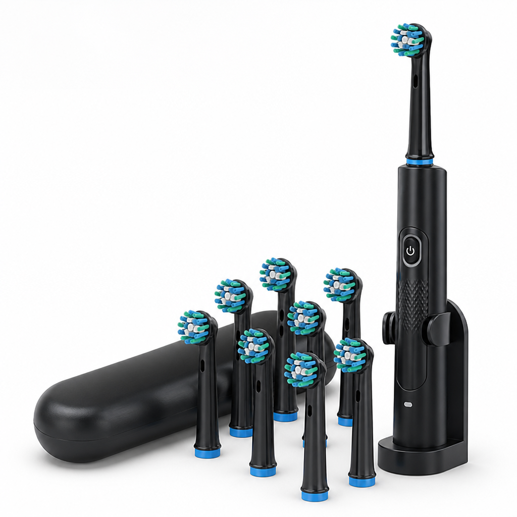 6D Rotating USB-Rechargeable Waterproof Electric Toothbrush