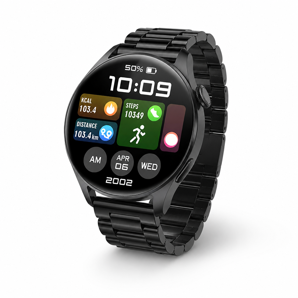 1.53-Inch HD Touchscreen Fitness Smart Watch (Bluetooth 5.3)