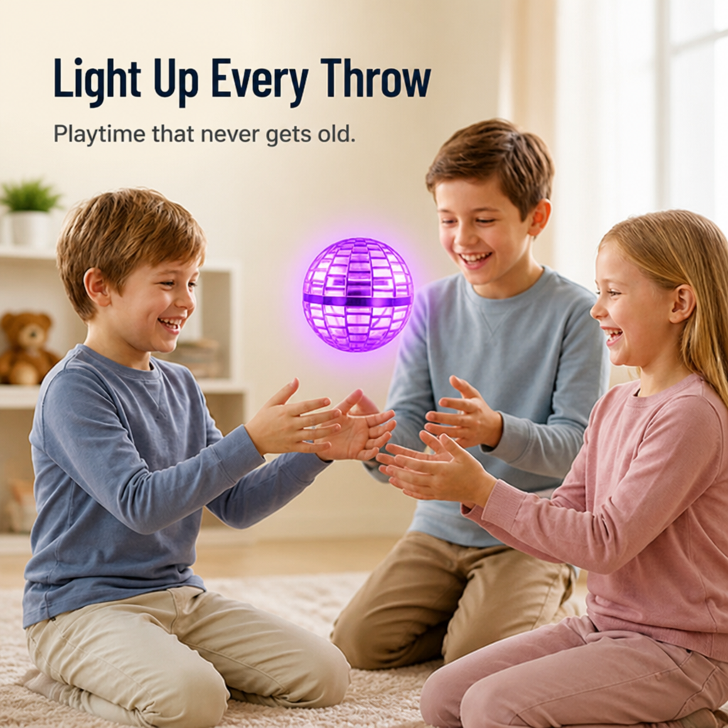SkyFlare™ — Ignite Every Toss with Jaw-Dropping Lights and Effortless Flight