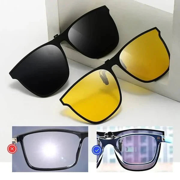 Clip-On Polarized Sunglasses for Prescription Eyewear