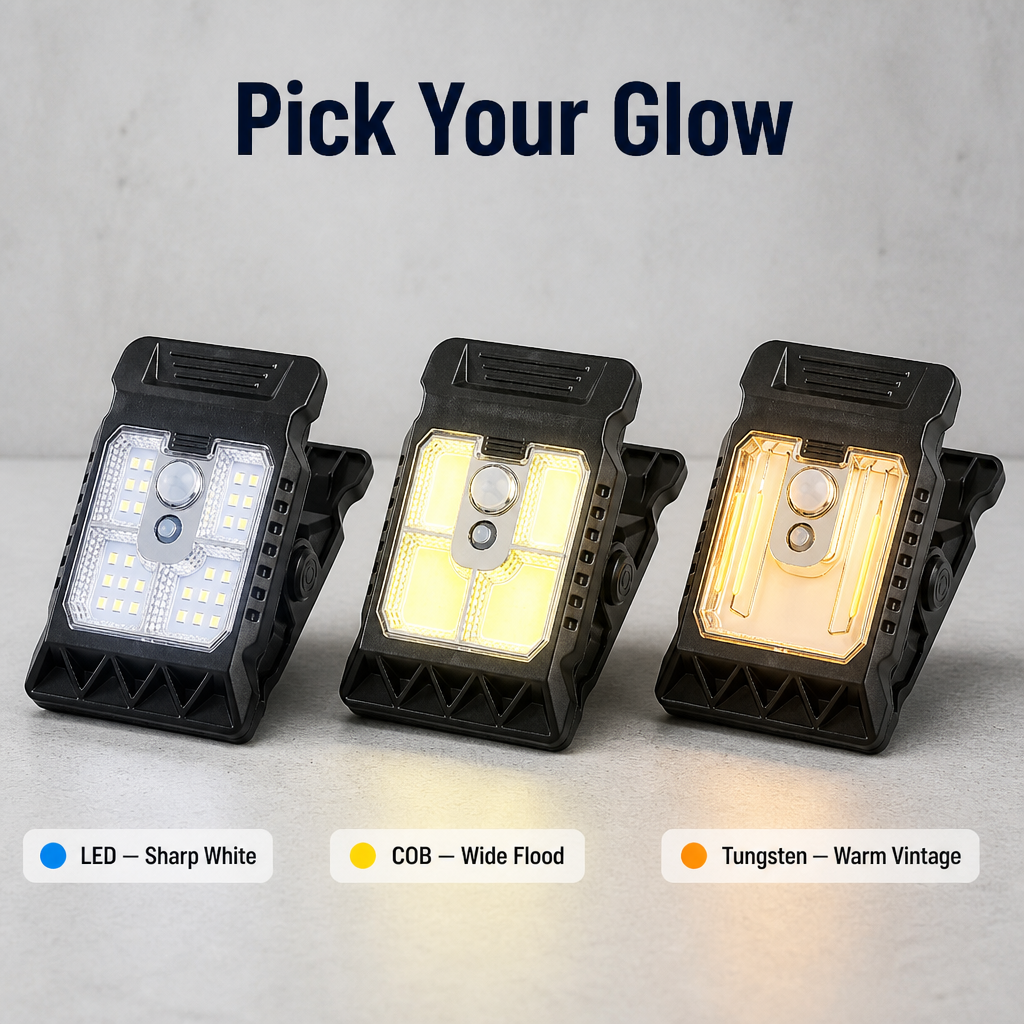 LumaRay™ — Clip Solar Motion Lights Anywhere, No Wiring Needed