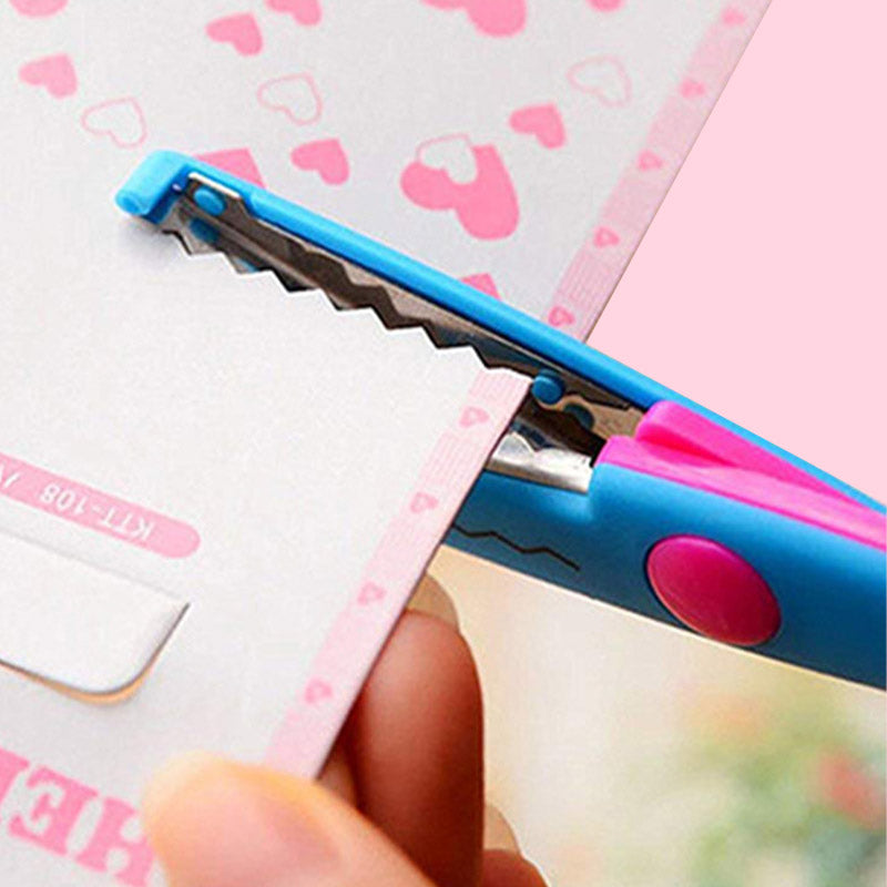 Children's Scissors Set – 6 Decorative Patterns for Crafting