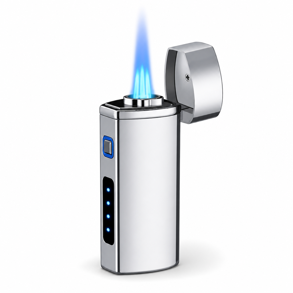 Triple Jet Touch-Activated USB Rechargeable Lighter