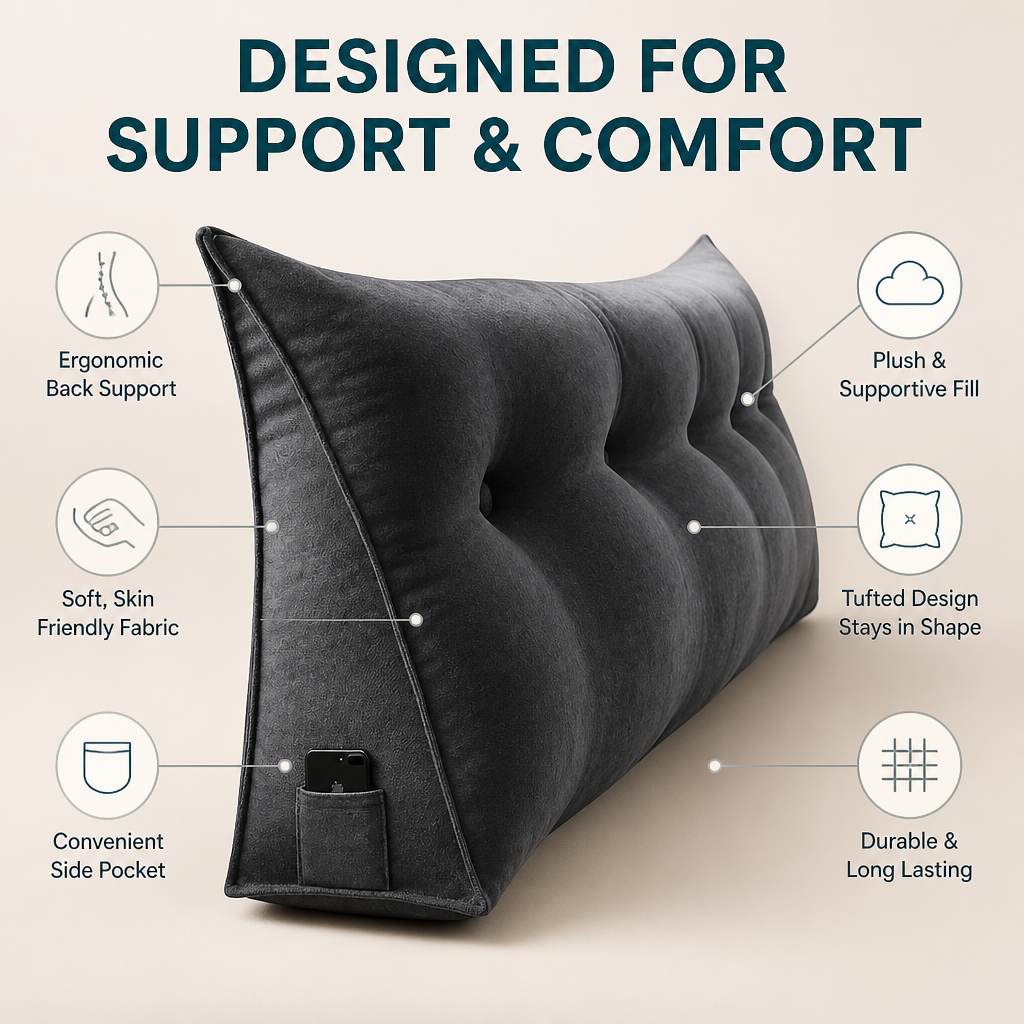 Sereneo™ Orthodesign Comfort Cushion — Melt Away Pain and Wake Up Energized Every Day