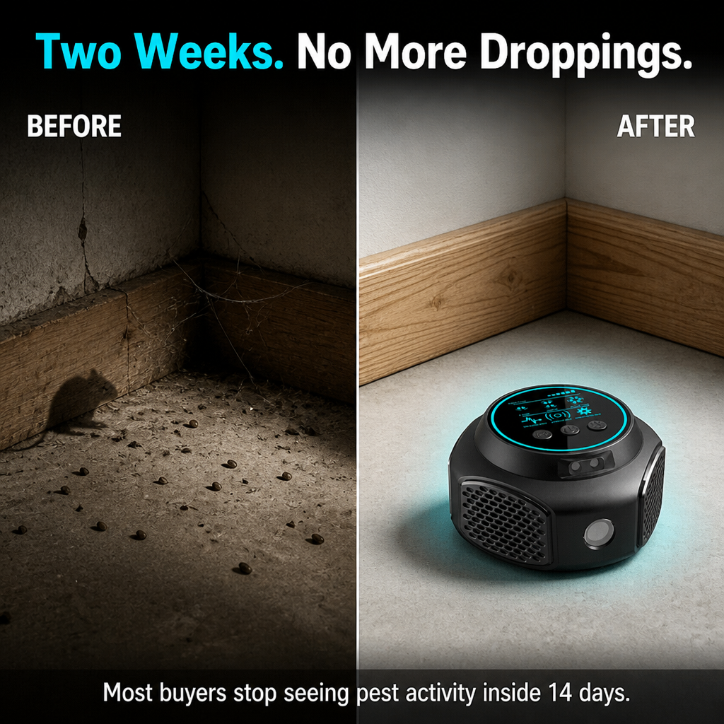VectaShield™ — Repel Mice, Spiders & Roaches Without Deploying Any Traps
