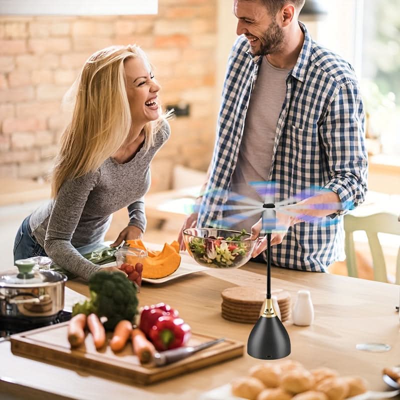 Tabletop Fly Repellent Fan for Summer Gatherings and Outdoor Picnics