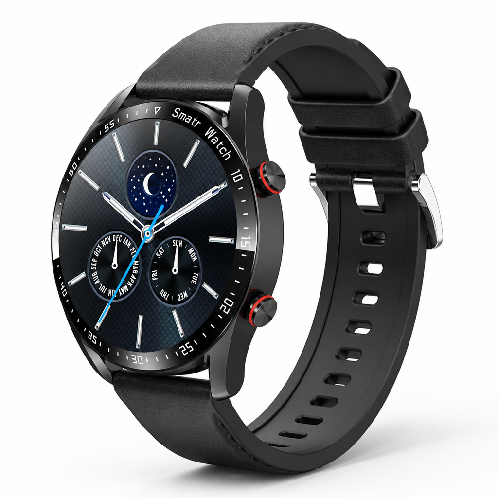 Health-Tracking & Bluetooth Smartwatch (IP67 Water-Resistant)