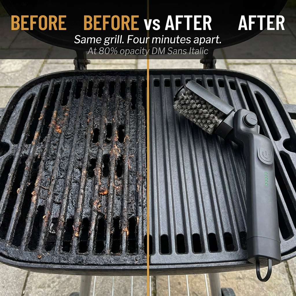 GrillSpark™ — Remove Stubborn Grill Grease Quickly Without Using a Wire Brush