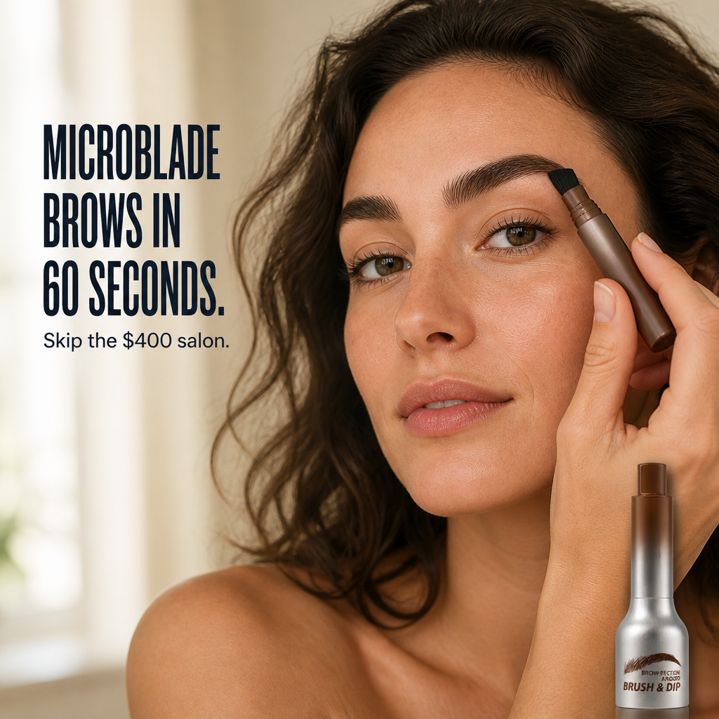 BrowSculpt™ — Apply Hair-Like Microblade Brows with a Brush in Less Than 60 Seconds