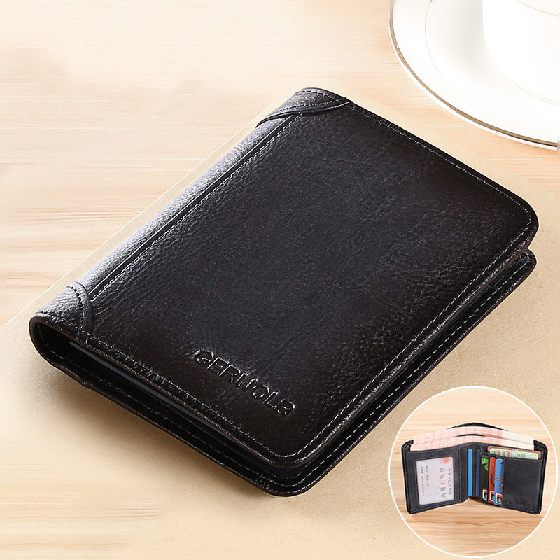 Compact Secure Wallet for Men – RFID Blocking Technology
