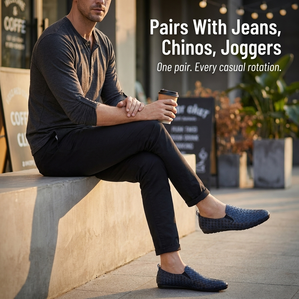 SlipStream™ — Glide Into Loafers That Match Jeans, Chinos & Joggers