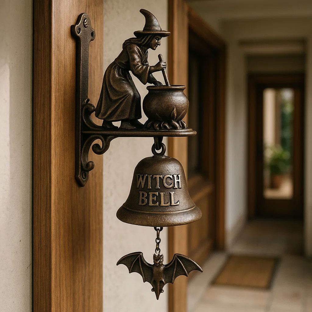 Decorative Doorbell with Wall Mount – Witch Bell Design